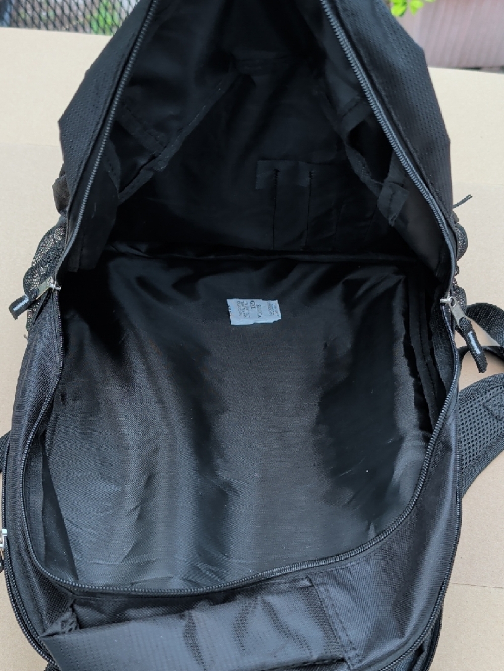 Mercedes-Benz Black Backpack Front Logo Roomy Sleek Chic Signature Unisex - Picture 5 of 13